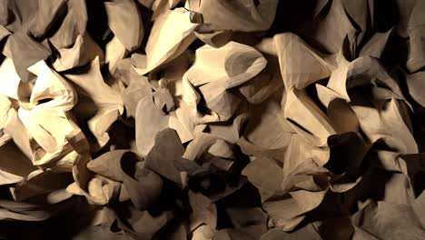 Abstract-wood-shavings-paper-cloth-pulsating-background-backdrop-4K